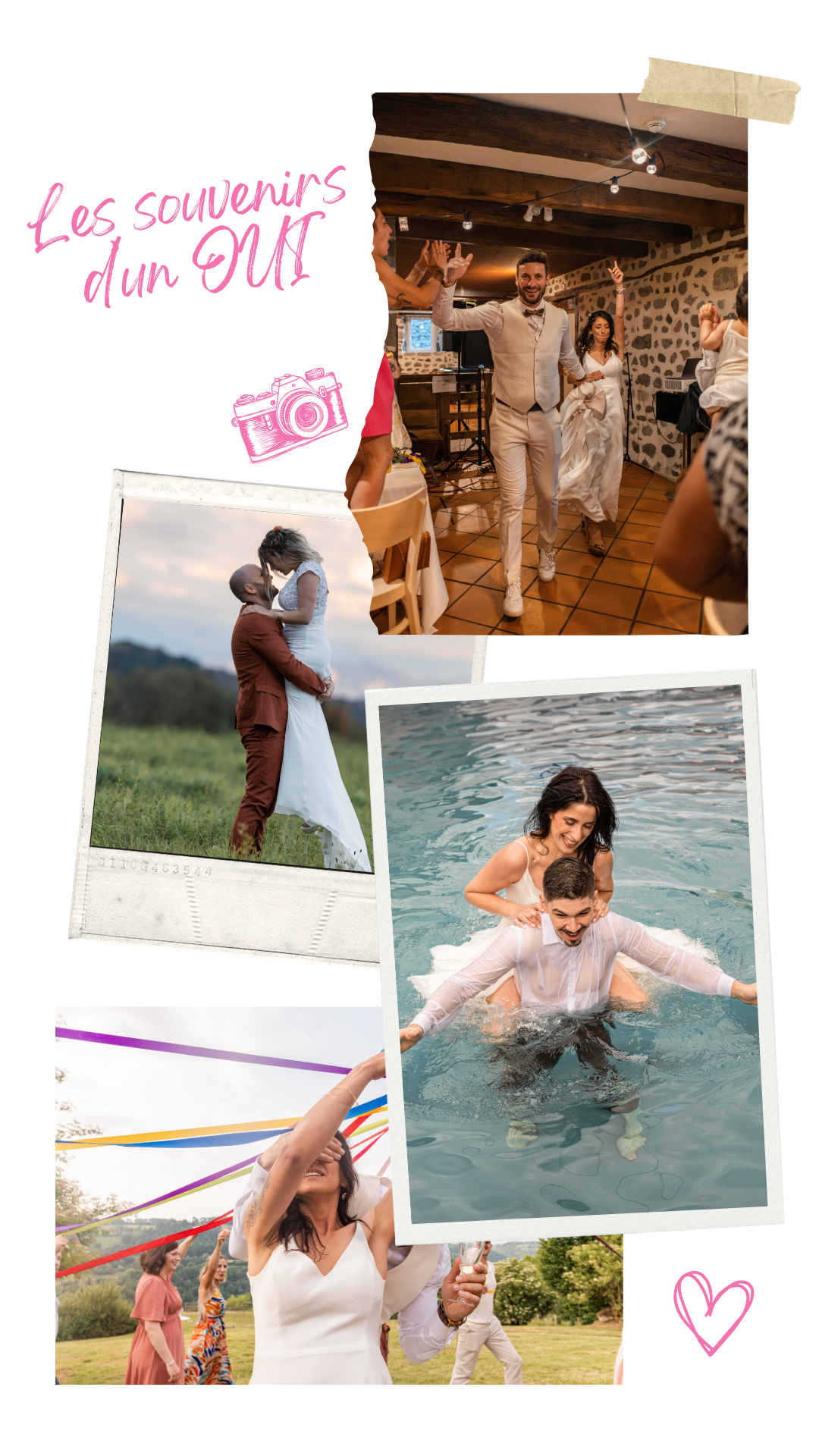 Madison Dubois, photographe de mariage en Auvergne et dans le Sancy, capture des émotions vraies pour raconter votre journée avec naturel.